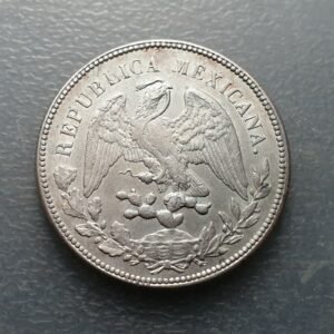 MEXICO 1 PESO 1908 Mo AM