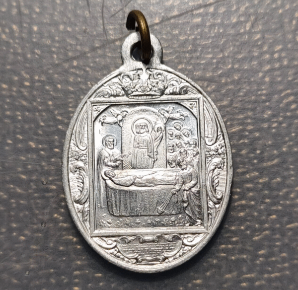 MEDALLA RELIGIOSA VIRGEN DEL MONTE ALEGRE APARECIDA EN 1557 4º CENTENARIO APARIC - Imagen 2