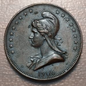 ESPAÑA MEDALLA 1906 LIBERTAD IGUALDAD FRATERNIDAD 30mm 8,51g PARERA RODRIGUEZ