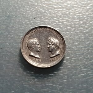 FRANCIA NAPOLEON I LUIS FELIPE I MEDALLA 1836 / ARCO TRIUNFO PARIS PLATA 16 mm