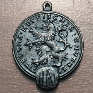 ALEMANIA MEDALLA GRUNBERG ASOC FUTBALL MESSE INAUGURACION ESCUELA DEPORTIVO 1954