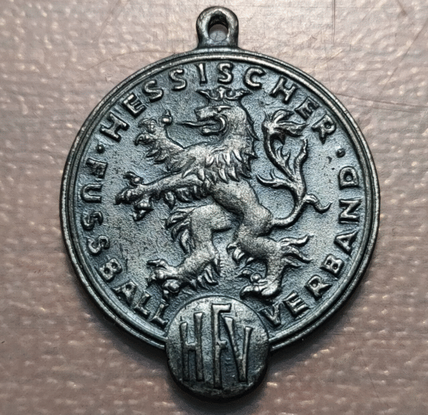 ALEMANIA MEDALLA GRUNBERG ASOC FUTBALL MESSE INAUGURACION ESCUELA DEPORTIVO 1954
