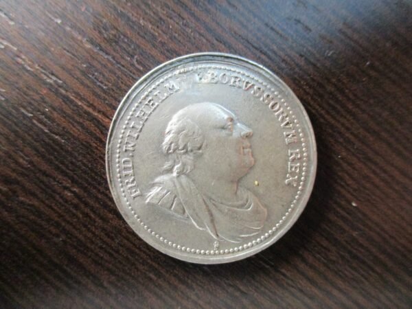 MEDALLA ALEMANIA PRUSSIA BRANDENBURG 1792 FRIEDRICH WILHELM II ANSBACH BAYRENT - Imagen 2