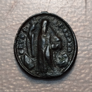 MEDALLA RELIGIOSA SAN BENITO CRUZ DESB 16x15mm 1,57g