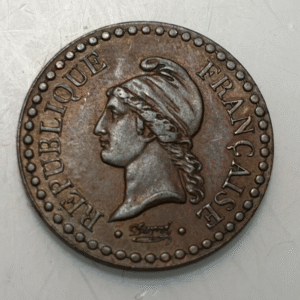 FRANCIA FRANCE 1 CENTIME 1848 A EBC