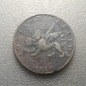 GRECIA GREECE ISLAS JONICAS IONIAN ISLANDS 2 OBOLI 1819 KM-33 BC ESCASA SCARCE