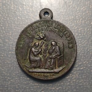 MEDALLA RELIGIOSA ASIS - S.M. DE LOS ANGELES - INDULGENCIA DE PORCIUNCULA