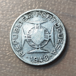 SANTO TOME & PRINCIPE 2.50 ESCUDOS 1948 KM 5 ESCASA SCARCE MBC