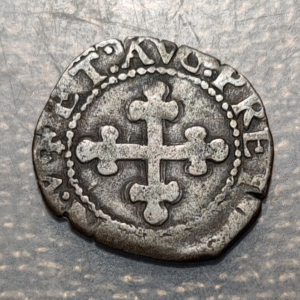 ITALIA REINO CERDEÑA SARDEGNA SAVOIA EMANUELE FILIBERTO 1553-80 QUARTO DI GROSSO