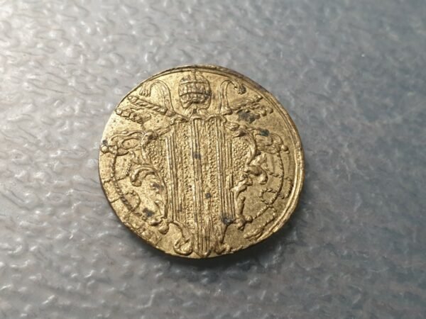 ESTADOS PAPALES BENEDICTO XIV PONDERAL COIN WEIGHT 1/2 ZECCHINO ROMANO 1,71 g