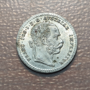 AUSTRIA FRANZ JOSEPH I 10 KREUZER 1872 EBC+
