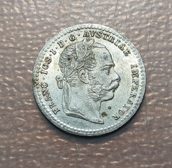 AUSTRIA FRANZ JOSEPH I 10 KREUZER 1872 EBC+