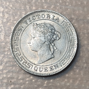 CEYLON CEILAN SRI LANKA VICTORIA 10 CENTS 1900 SC-