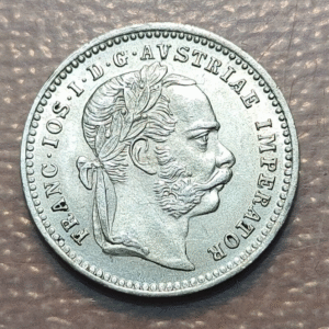 AUSTRIA FRANZ JOSEPH I 10 KREUZER 1872 EBC+