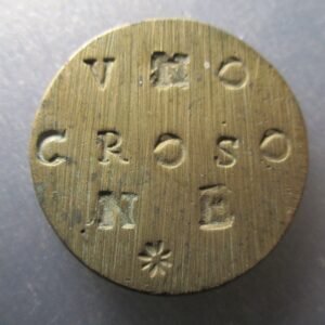 AUSTRIA MILAN PONDERAL COIN WEIGHT "UNO CROSONE" CROCIONE KRONENTALER  29,43g