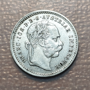 AUSTRIA FRANZ JOSEPH I 10 KREUZER 1872 EBC-