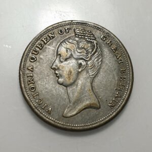 GRAN BRETAÑA INGLATERRA UK VICTORIA MEDALLA CORONACION 1838 24 mm