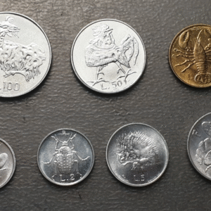 SAN MARINO 1974 SERIE ANUAL MONEDAS  1+2+5+10+20+50+100 LIRE SC UNC