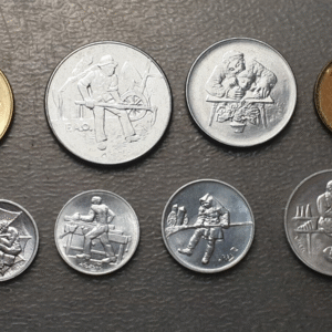 SAN MARINO 1978 SERIE ANUAL MONEDAS  1+2+5+10+20+50+100+200 LIRE SC UNC