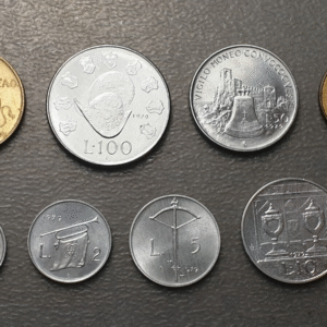 SAN MARINO 1979 SERIE ANUAL MONEDAS  1+2+5+10+20+50+100+200 LIRE SC UNC