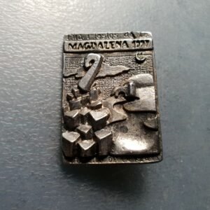 CASTELLON DE LA PLANA MEDALLA DISTINTIVO FIESTAS DE LA MAGDALENA 1997 40x28 mm