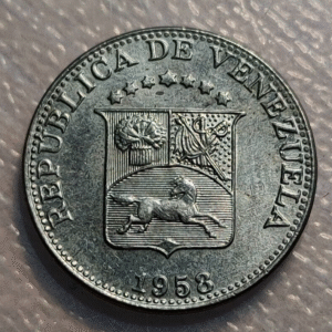 VENEZUELA 5 CENTIMOS 1958 SC-