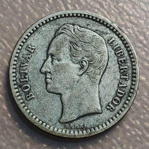VENEZUELA 50 CENTAVOS 1945 MBC