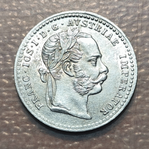 AUSTRIA FRANZ JOSEPH I 10 KREUZER 1872 SC UNC