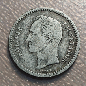 VENEZUELA 50 CENTAVOS 1945 MBC