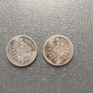 ALEMANIA GERMANY LOTE 2 MONEDAS PLATA