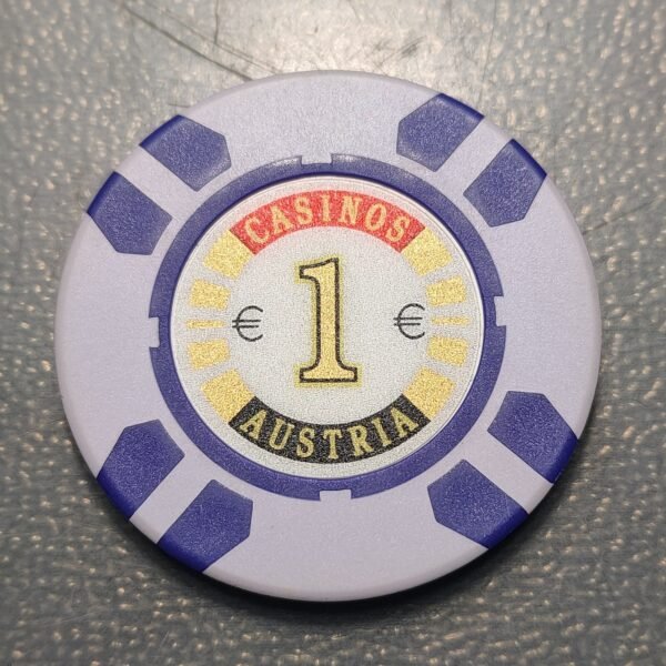AUSTRIA CASINO TOKEN CHIP 1 EURO - Imagen 2