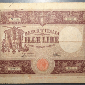 ITALIA 1000 LIRE 18/01/1947 P-72c BC