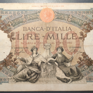 ITALIA 1000 LIRE 21/11/1939 BC/BC+