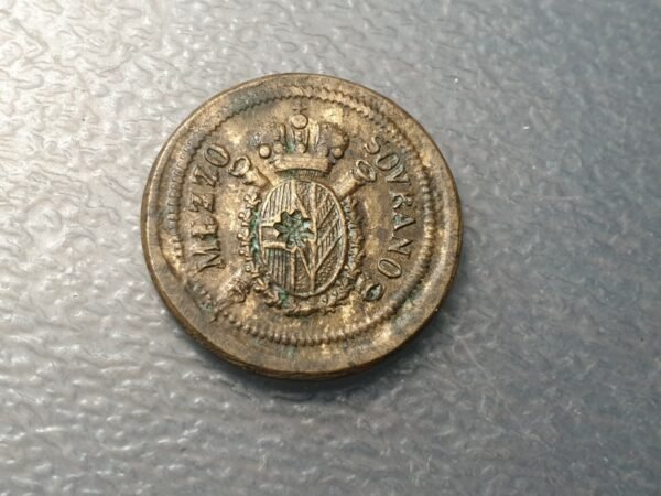 MILAN AUSTRIA PONDERAL COIN WEIGHT 1/2 SOVRANO - MEDIO SOBERANO 5,52 g