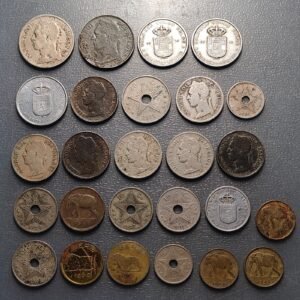 CONGO BELGA BELGIAN CONGO LOTE 26 MONEDAS