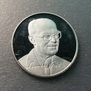 ITALIA MEDALLA PRESIDENTE SANDRO PERTINI 32 mm PLATA