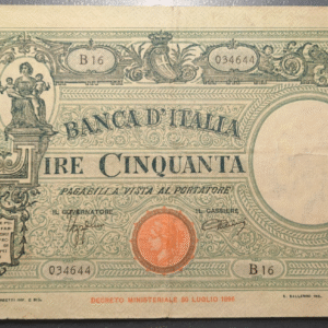 ITALIA 50 LIRE 31/03/1943 MBC