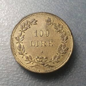 REINO DE CERDEÑA O REINO DE ITALIA  PONDERAL COIN WEIGHT 100 LIRE 32,24 g
