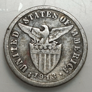 FILIPINAS PHILIPPINES OCUPACION ESTADOS UNIDOS USA 10 CENTAVOS 1913 S MBC-
