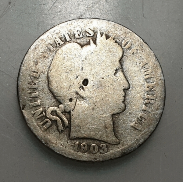 ESTADOS UNIDOS EEUU UNITED STATES USA 1 DIME 1903 BC