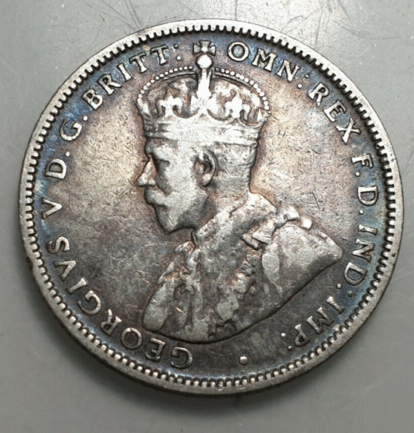AUSTRALIA GEORGE V 1 SHILLING 1920 M MBC- - Imagen 2