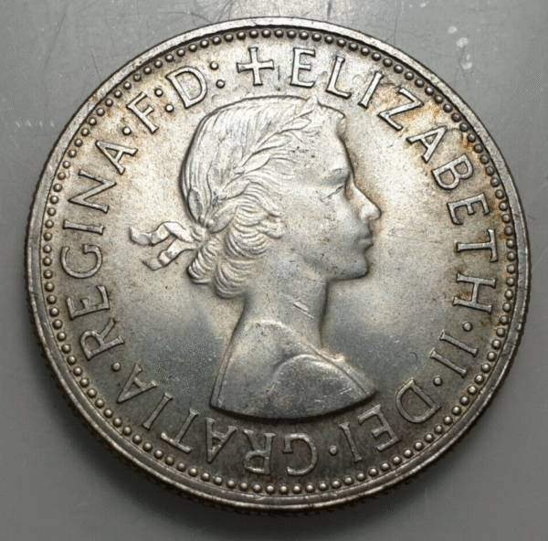 AUSTRALIA GEORGE VI 1 FLORIN 1954 SC-/SC - Imagen 2