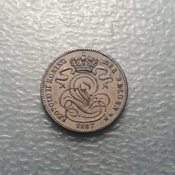 BELGICA BELGIUM 1 CENTIME 1887 MBC+ - Imagen 2