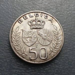 BELGICA BELGIUM 5 FRANCS 1960 EBC+/SC-