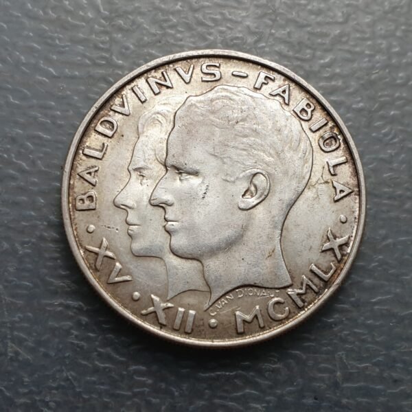 BELGICA BELGIUM 5 FRANCS 1960 EBC+/SC- - Imagen 2