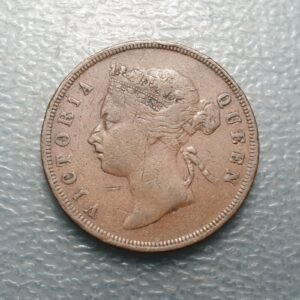 STRAITS SETTLEMENTS VICTORIA 1 CENT 1887 MBC