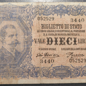 ITALIA 10 LIRE 29/07/1918 BC+/MBC-