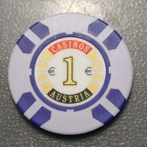 AUSTRIA CASINO TOKEN CHIP 1 EURO