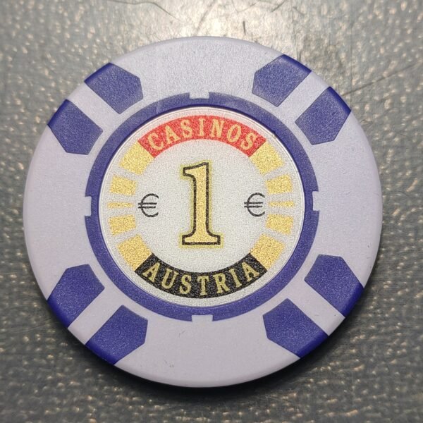 AUSTRIA CASINO TOKEN CHIP 1 EURO
