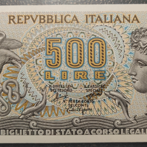 ITALIA 500 LIRE 20/06/1966 SC UNC